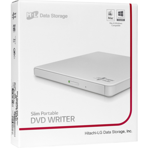 HL Data Storage GP57EW40.AHLE10B DVD-Brenner Extern Retail USB-A (USB 2.0) Weiß